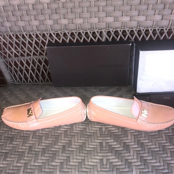 LOUIS VUITTON SUHALI ROSE LOMBOK DRIVING LOAFER 39 - Picture 3 of 15